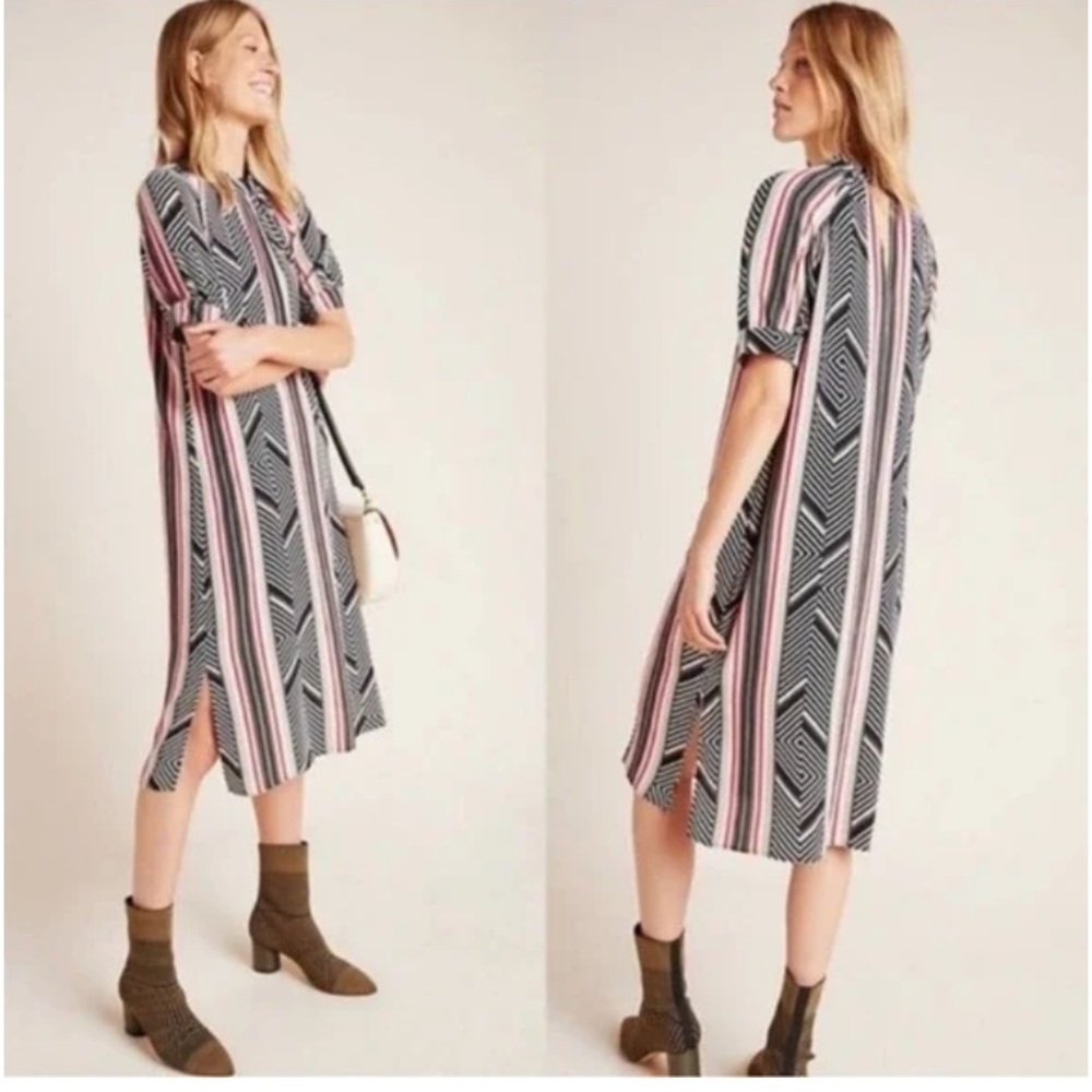 •Anthropologie Mock Neck Tunic Dress